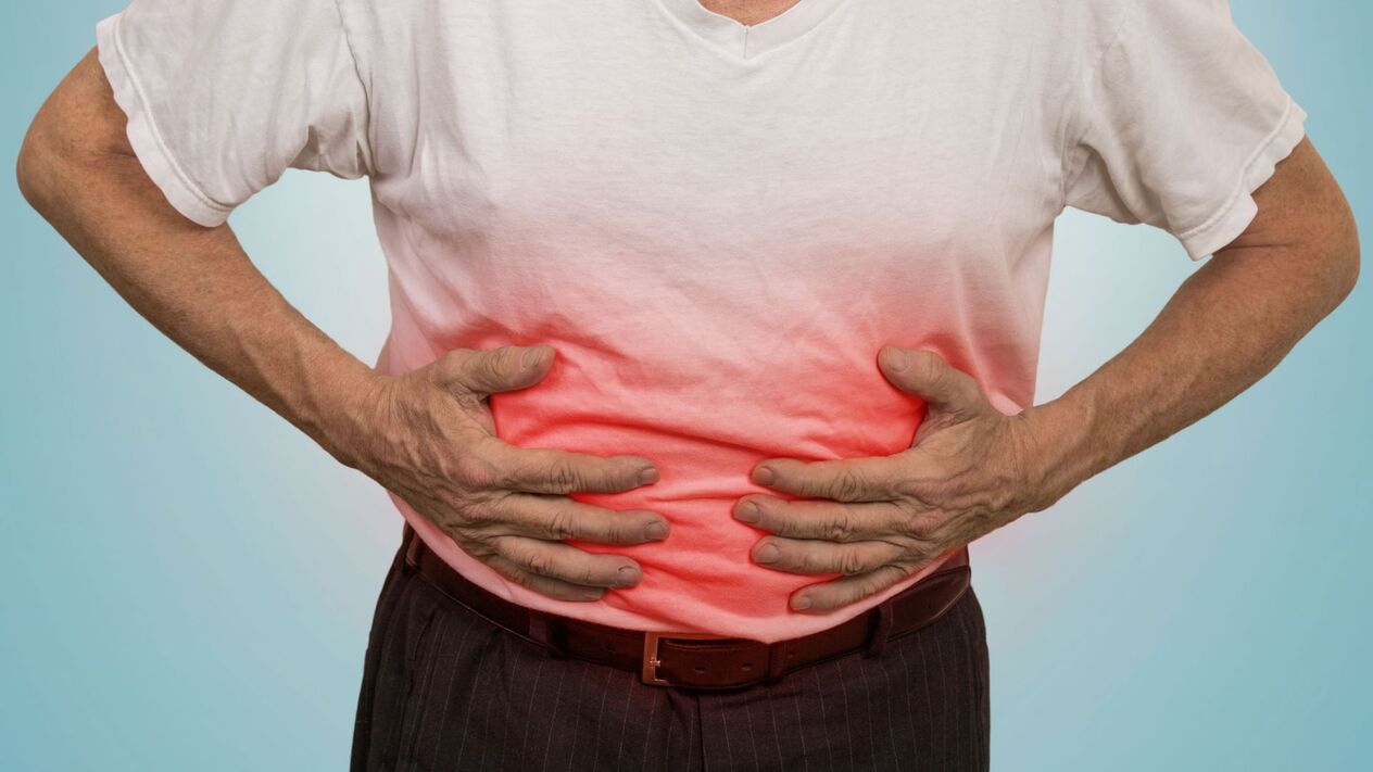 bolest břicha s pankreatitidou